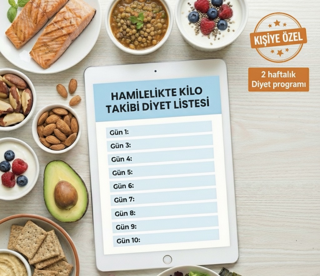 HAMİLELİKTE BESLENME DİYET LİSTESİ