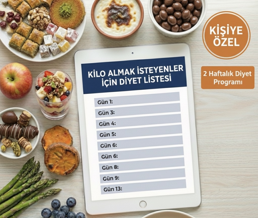 KİLO ALMAK İÇİN DİYET LİSTESİ